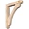 Ekena Millwork Legacy Arts and Crafts Smooth Bracket w/ Offset Brace, Douglas Fir, 5 1/2"W x 30"D x 36"H BKT0604X30X36LEC03SDF - alternate 1